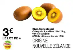 Monop' Zespri Kiwi Jaune offre