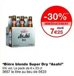 Monop' Asahi Super Dry offre