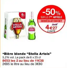 Monop' Stella Artois offre