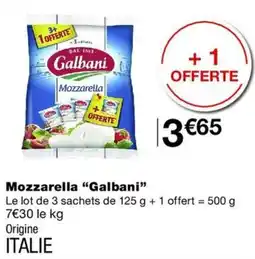Monop' Galbani Mozzarella offre