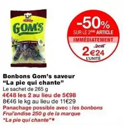 Monop' GOM'S Bonbons offre