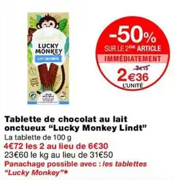 Monop' Lucky Monkey Lindt offre
