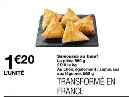 Monop' Samoussa au bœuf offre