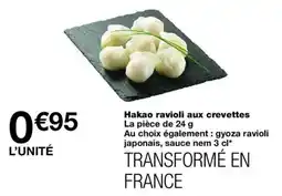 Monop' Hakao ravioli aux crevettes offre