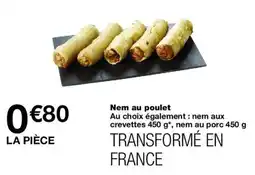 Monop' Nem au poulet offre