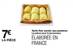 Monop' Tarte fine carrée aux pommes offre