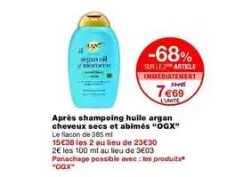 Monop' OGX argan oil of morocco offre