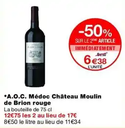 Monop' Château Moulin de Brion offre