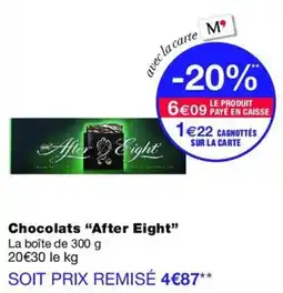 Monop' After Eight Chocolats offre
