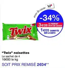 Monop' Twix noisettes offre