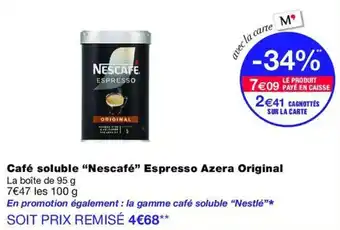 Nescafé Espresso Azera Original
