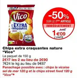 Monop' Vico Chips extra craquantes nature offre