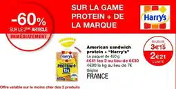 Monop' Harry's American sandwich protein+ offre