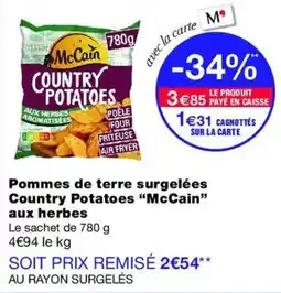 Monop' McCain Country Potatoes offre