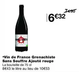 Monop' Grenachiste Vin de France offre