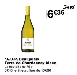 Monop' Terre de Chardonnay blanc offre