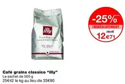 Monop' illy Café grains classico offre