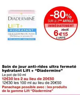 Monop' Diadermine Soin de jour anti-rides ultra fermeté hydratant Lift + offre