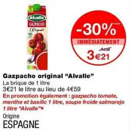 Monop' Alvalle Gazpacho offre