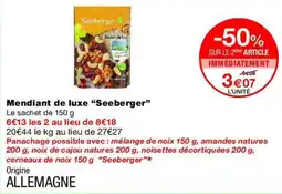 Monop' Seeberger Mendiant de luxe offre