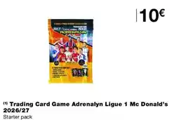 Monop' Adrenalin Ligue 1 Mc Donald's Trading Card Game offre