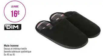 Dim mule homme