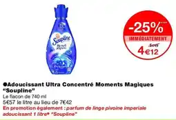 Monop' Soupline Adoucissant Ultra Concentré Moments Magiques offre