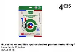 Monop' Frixy Lessive en feuilles offre