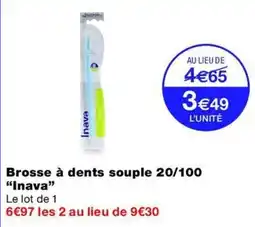 Monop' Inava Brosse à dents souple offre