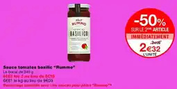 Monop' Rummo Sauce tomates basilic offre