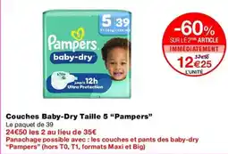 Monop' Pampers couches baby-dry offre