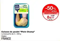 Monop' Plein Champ Cuisse de poulet offre