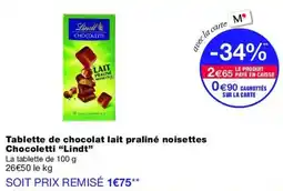 Monop' Lindt Chocoletti offre