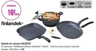 Géant Casino Galactic gamme de cuisson offre