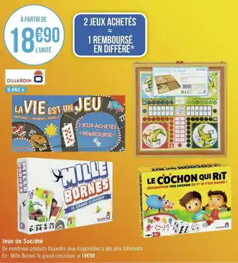 Géant Casino Jeux de société offre