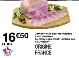 Monop' Jambon cuit des montagnes offre
