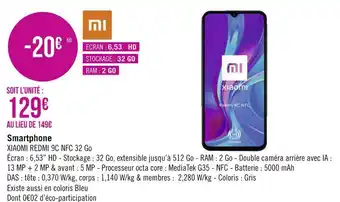 Géant Casino Xiaomi smartphone offre