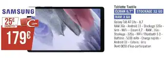 Géant Casino Samsung tablette tactile offre