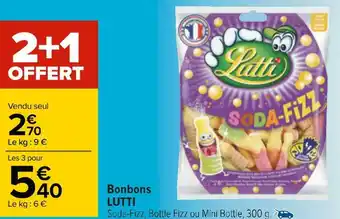 Carrefour Lutti bonbons offre