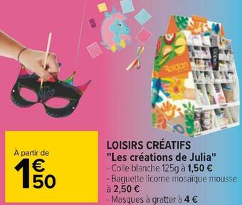 Loisirs créatifs "les créations de julia"