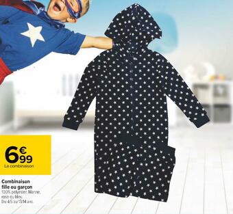 Carrefour Combinaison fille ou garçon offre