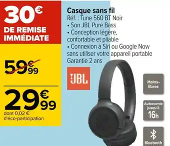 Carrefour Xiaomi casque sans fil offre