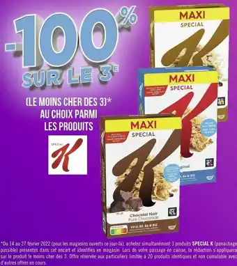 Géant Casino Kellogg’s bon plan sur les produits de la marque kellogg’s offre