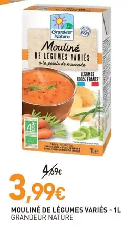 naturéO Grande Nature Mouliné de légumes variés offre