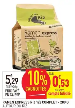 naturéO Autour du Riz Ramen express offre