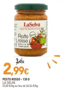 naturéO LA SELVA Pesto rosso offre