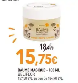 naturéO Beliflor Baume Magique offre