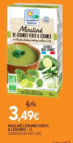 naturéO Grandeur Nature Mouliné Légumes Verts & Légumes offre