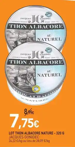 naturéO JACQUES GONIDEC THON ALBACORE offre