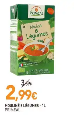 naturéO PRIMEAL MOULINÉ 8 LÉGUMES offre